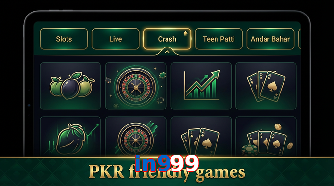 Game list for In999 games section